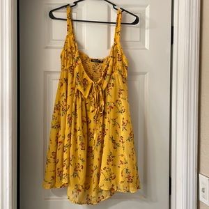 Never Worn Yellow Floral Dress